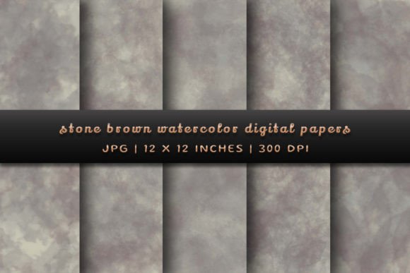 Earthy Elegance: Mastering Stone Brown Watercolor Backgrounds