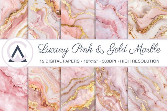 Mastering the Art of Luxury Pink and Gold Marble Backgrounds
