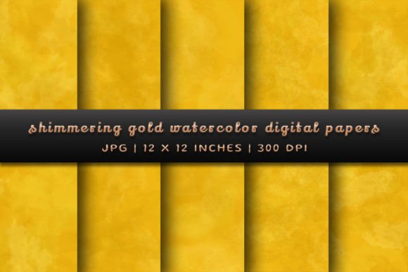 Shimmering Gold Watercolor Backgrounds: A Designer's Guide