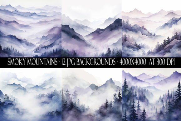Smoky Mountain Backgrounds: Instant Atmosphere for Digital Projects