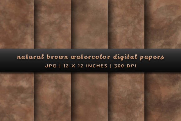 The Earthy Foundation: Why Natural Brown Watercolor Backgrounds Work