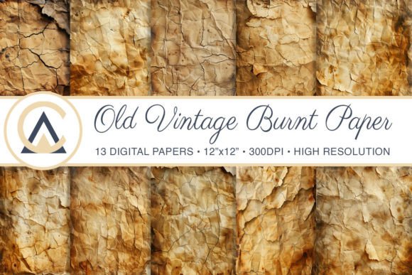 Unleash Authentic Character with Vintage Old Burnt Paper Backgrounds