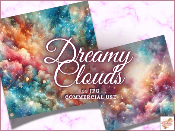 Unlocking Magic with Dreamy Clouds Watercolor Backgrounds