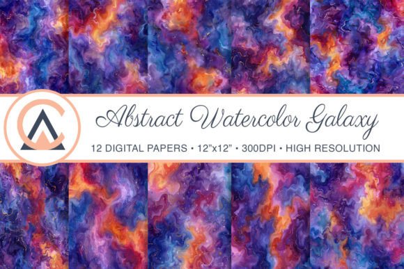 Unlocking the Cosmos: Creative Uses for Abstract Watercolor Galaxy Backgrounds