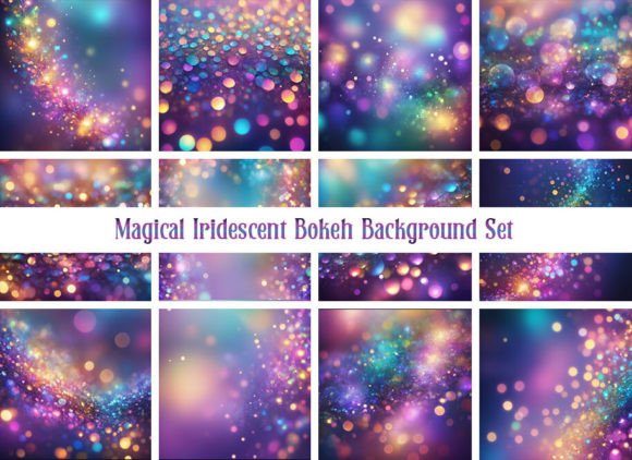 Unlocking Visual Magic with Iridescent Bokeh Backgrounds