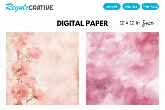 Watercolor Greenery Hippie Backgrounds: A Creative Toolkit